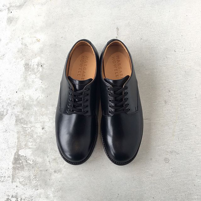 MARGARET HOWELL LEATHER LACE UP SHOES - ドレス/ビジネス