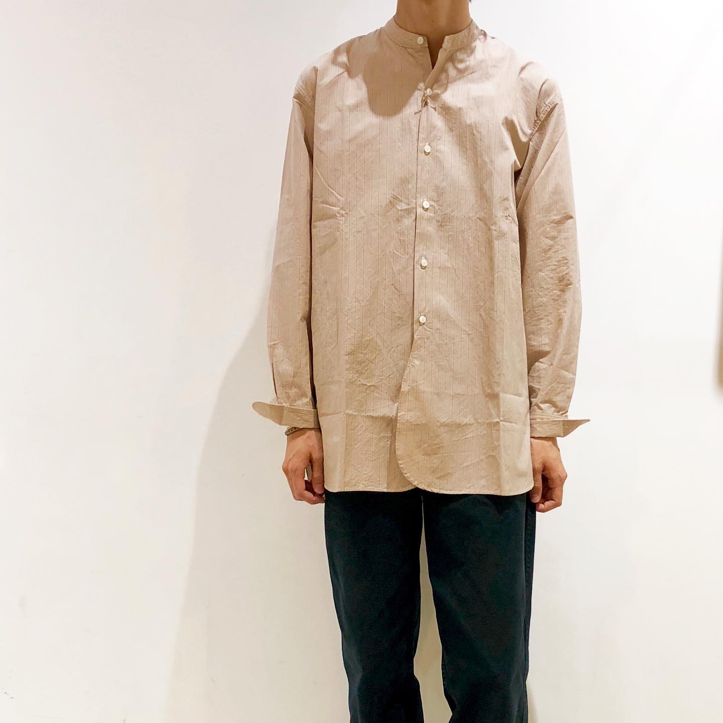 KAPTAIN SUNSHINE 「Band Collor Shirt」 フレンチフロントのバンド 