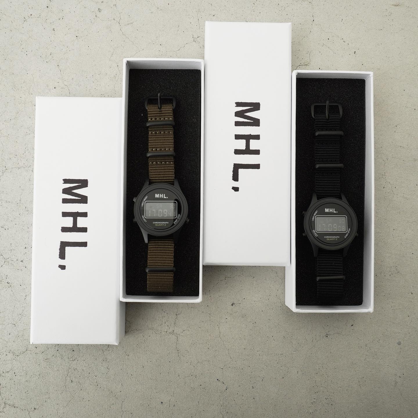 本物時計MHL DIGITAL WATCH ラウンド型のデジタルウォッチ | HAUS