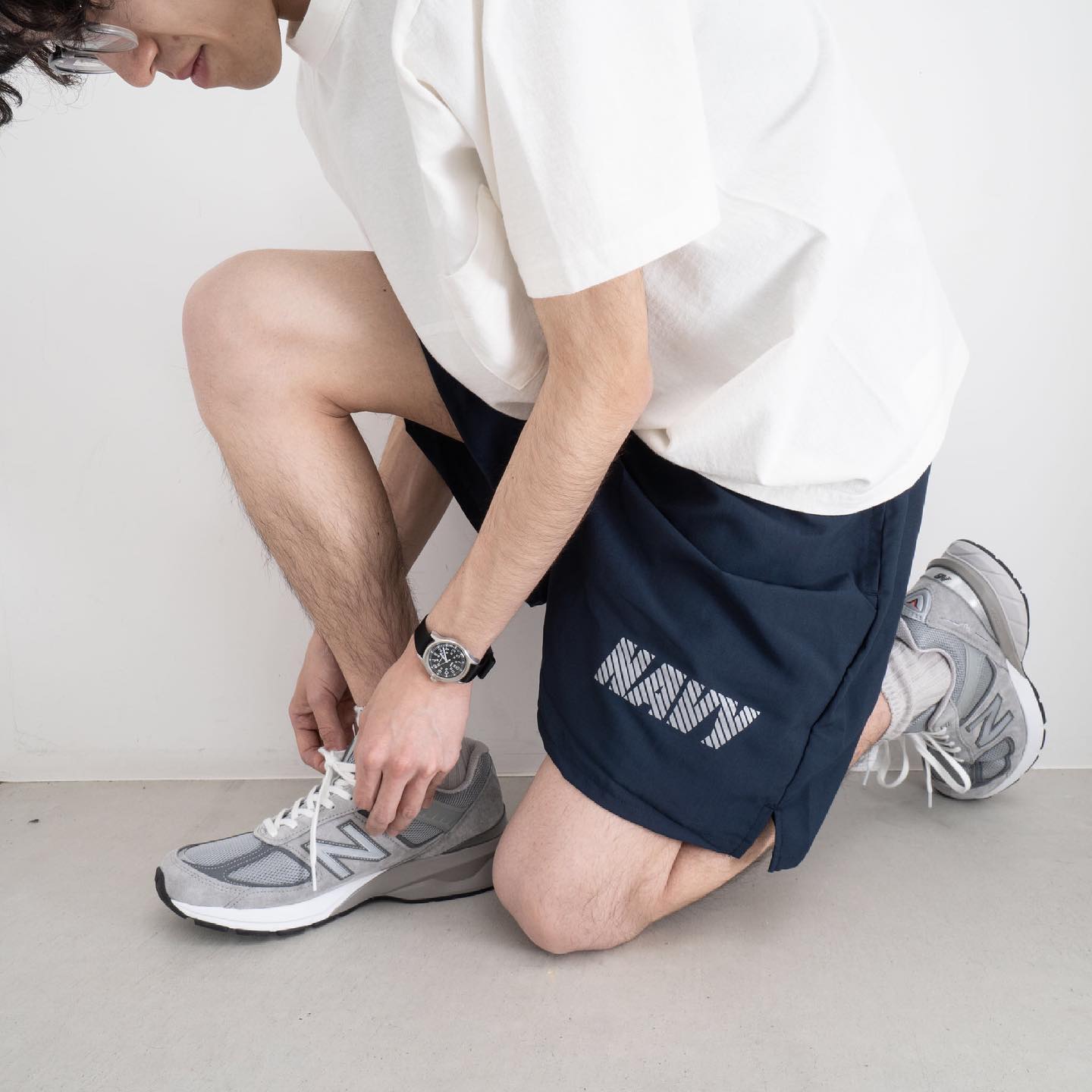 US NAVY トレーニング shorts - ショートパンツ