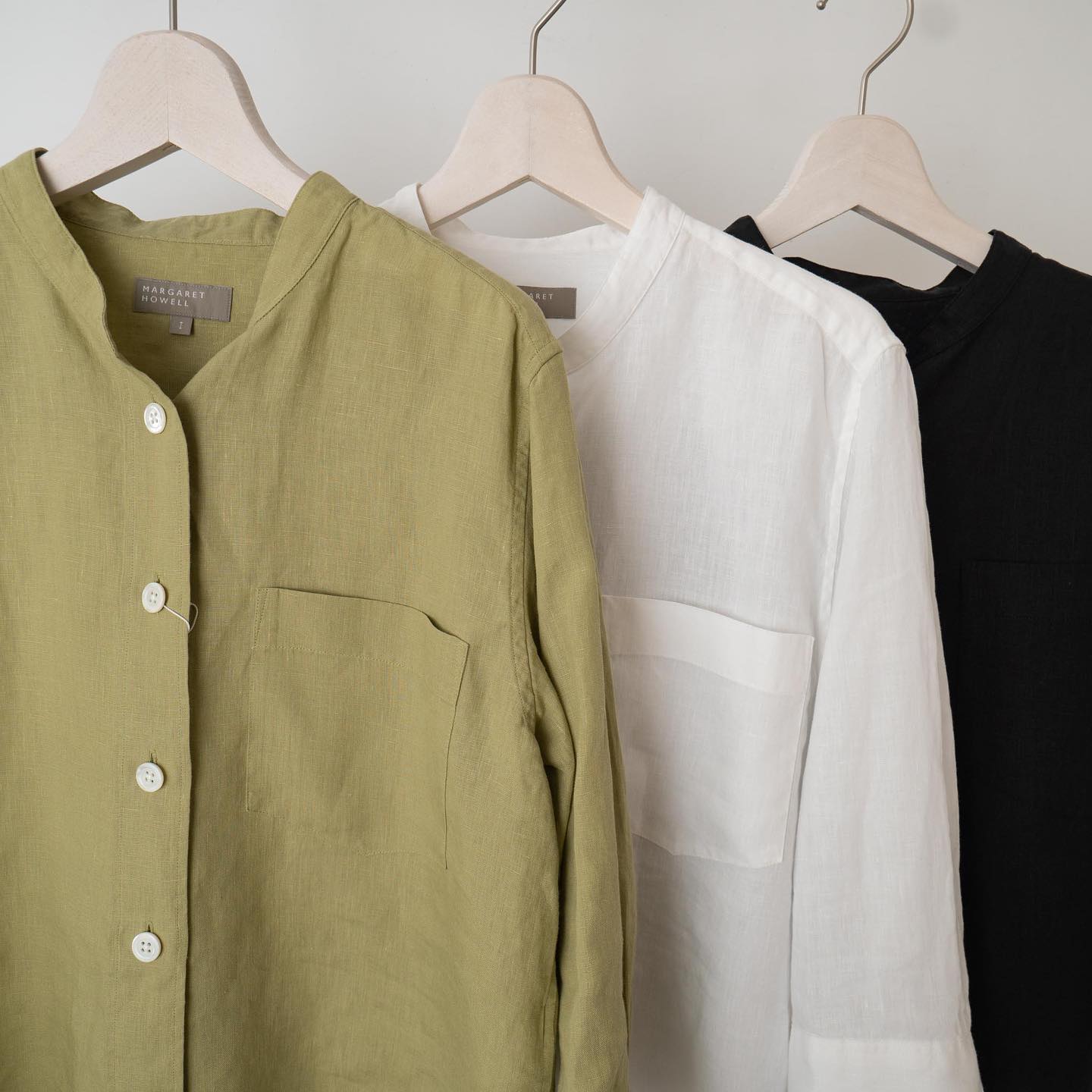 50％割引S印象のデザイン MARGARET HOWELL 18SS SOFT LINEN カラーレスシャツ シャツ/ブラウス(半袖/袖なし)  トップスS-BRISOL.PE